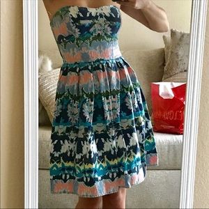 Colorful Red Camel brand dress